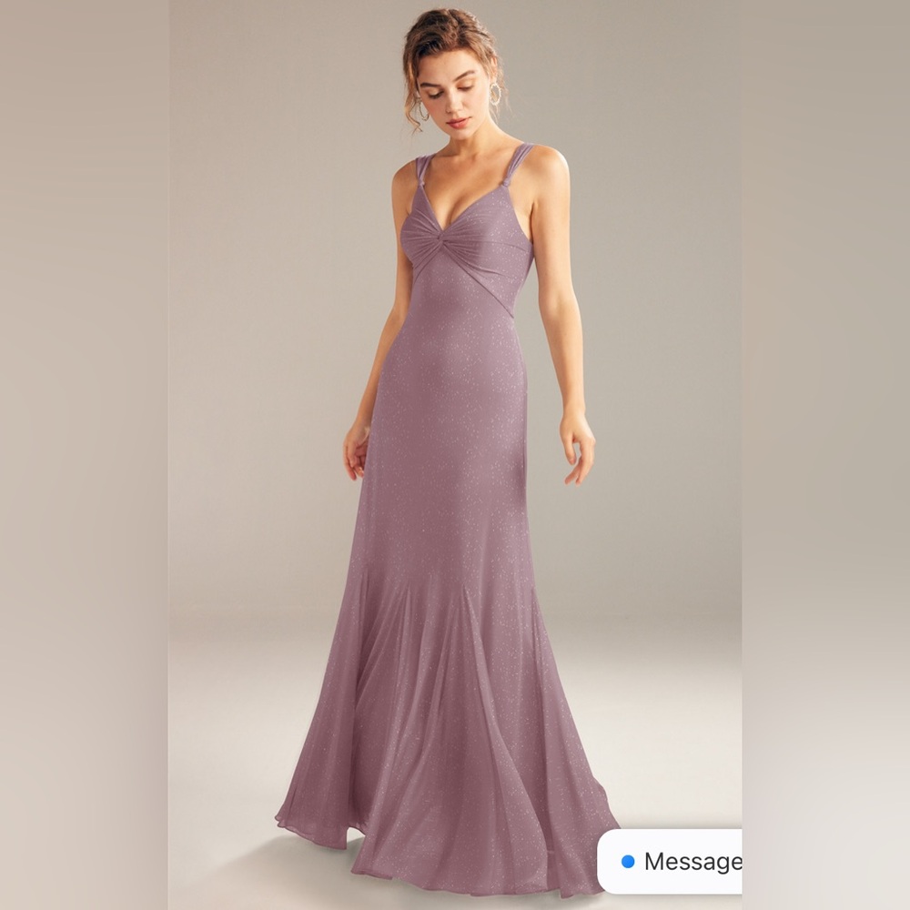Prom/Formal Long Sparkly Dusty Purple Dress